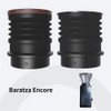 JOYSOG Single Dose Hopper, Silicone Coffee Grinder Bellow for Baratza