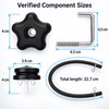 Snow Blower Handle Knob Lock Kit Compatible with 114-3779, 108-4887