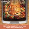 Farberware Bakeware Nonstick Roasting Pan/Roaster with U-Rack, 14.75 Inch x