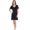 NACHILA Nightgowns for Women-Viscose Made from Bamboo, Soft Sleepshirts Short