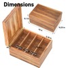 Neando 5x8 Index Card Organizer with Lid – Extra Large