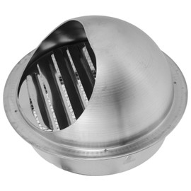 ULTECHNOVO Efficient Airflow Ventilation Pipe Cover Stainless Steel Exhaust Vent Cap for Range Hood Wall Mount 150mm