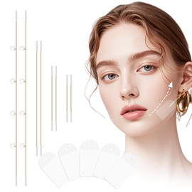 Face Lift Tape Invisible with String for Lifting Sagging Skin, 80Pcs