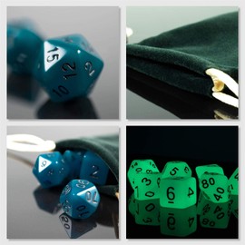Shibby Pen & Paper Polyhedral Dice 7 Pieces