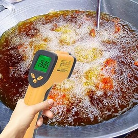 Termómetro Infrarrojo Pistola de Temperatura Digital sin, -50  C a 600  C Termómetro IR                                                               
