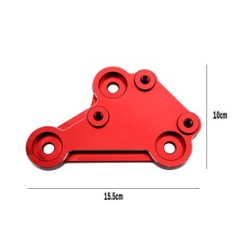 Canitu Red Power Steering Pump Bracket,Billet Aluminum Mounting Cylinder for Jeep Grand Cherokees 1996-1998 with The V-8 Engine(5.2L & 5.9L),Replaces 53010256AB