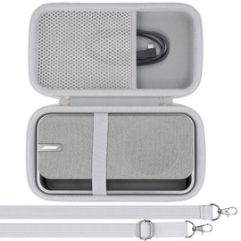 (Case only) SoundLink Home Bluetooth Speaker Wireless Bluetooth Speaker Storage Case, Light Silver-co2CREA