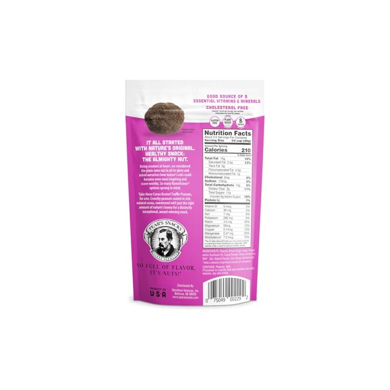 Cocoa Dusted Truffle Flavored Peanuts | Pack of 6 |