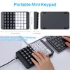 Koolertron One Handed Mechanical Gaming Keyboard with 32 Macro Keys,