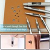 WANGR 12PCS Round Hollow Hole Punch Tool,Leather Hole Punch Belt