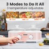 KOOC Double Small Slow Cooker, Buffet Server and Warmer, 2