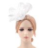 DRESHOW Fascinators Hat Tea Party Headwear Ribbons Feathers on a