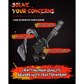 OE 26100985 26036312 26083627 26091769 26097019 Turn Signal Switch Multi-Function Combination Switch Compatible with Multi-Function for for Chevy for GMC Truck Pickup