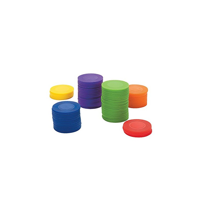Fun Express Stackable Counting Chips - 600 Pieces - Educational
