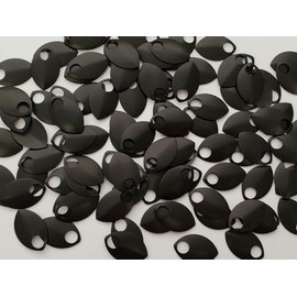 Chainmail Joe Premium Anodized Aluminum Scales (Medium (100ct), Black)
