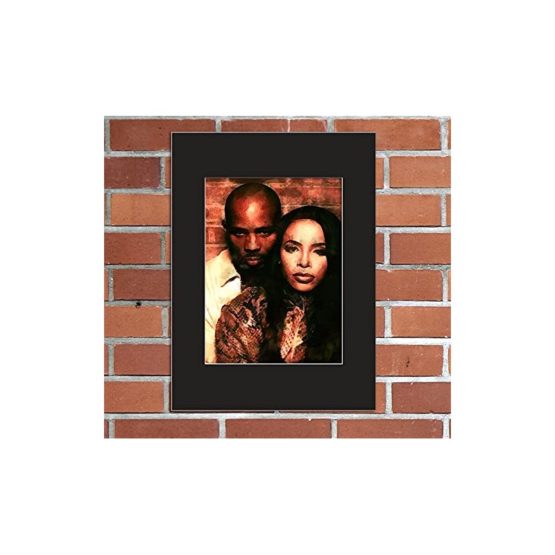rpbdesign DMX Aaliyah Graphic Image Photo Picture 8x10 Mat 5x7