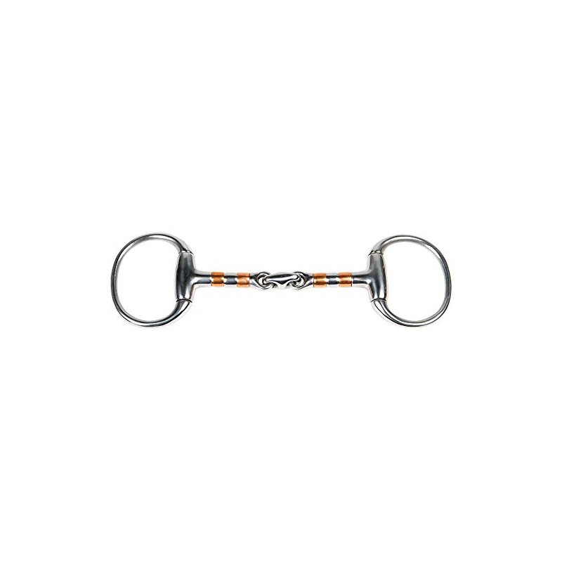 Harry ́s Horse Olive Head Snaffle Double Jointed with Copper
