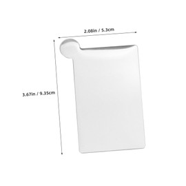 FOMIYES Foundation Palette Mini Makeup Palette Cosmetics Plate Cosmetic Mixing Plate Makeup Mixing Palettes Mixing Trays for Foundation Palette Makeup Cosmetic Plate Silver Stainless Steel