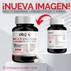 OBY Enzimas Digestivas Avanzadas: 7 Enzimas + 20 Billones Probióticos