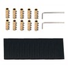 10Pcs 6 Gauge Wire Connectors,Copper 80A 6 AWG Butt Splice