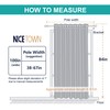 NICETOWN Lower Noise Room Divider Curtain Screen Partitions, Blackout Sound