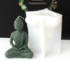 Xidmold - Molde de vela de Buda 3D para escultura,