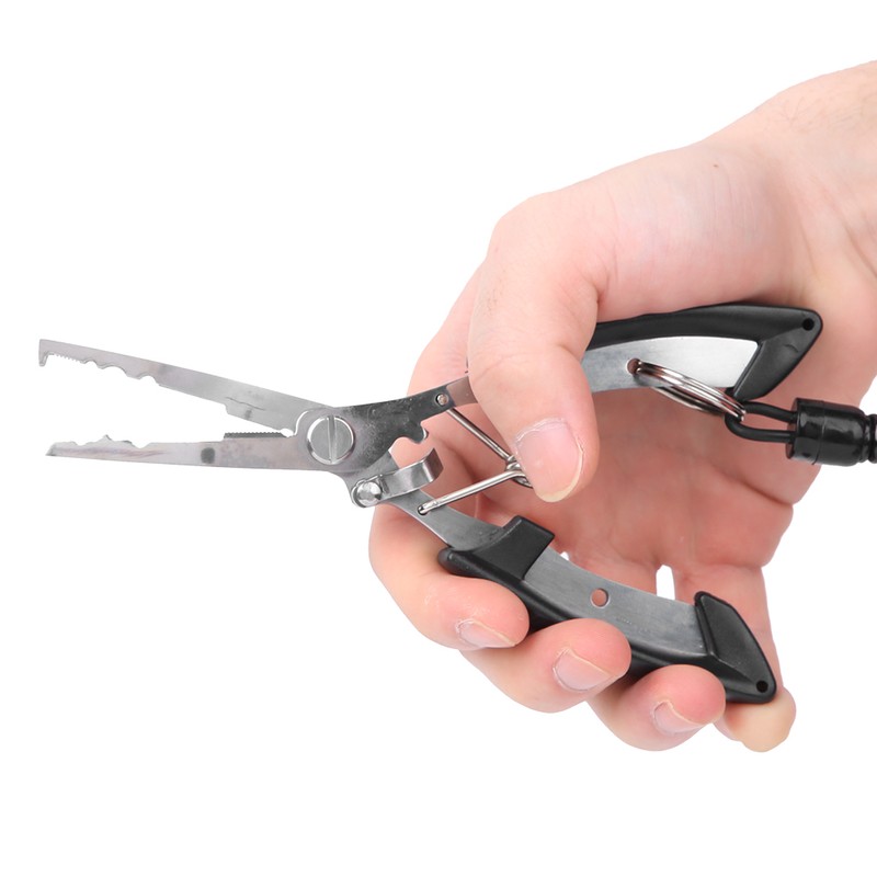 Stainless Steel Fishing Lure Plier and Gripper with Fish Hook