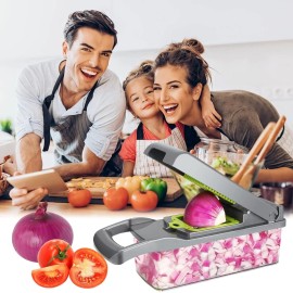 Marvelity Vegetable Chopper, Onion Chopper, Multi 11-in-1 Food Choppers, Vegetable Slicer