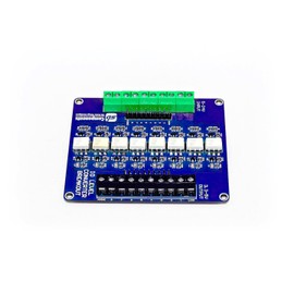 sb components 8 Channel IO Level Converter Breakout 8 Bit Optocoupler Isolator Board 5V-24V PLC Signal Level Voltage Converter Board Module