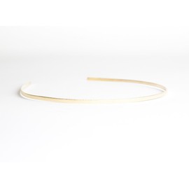 Ficcare Madison Skinny Metal Headband - Gold Mesh
