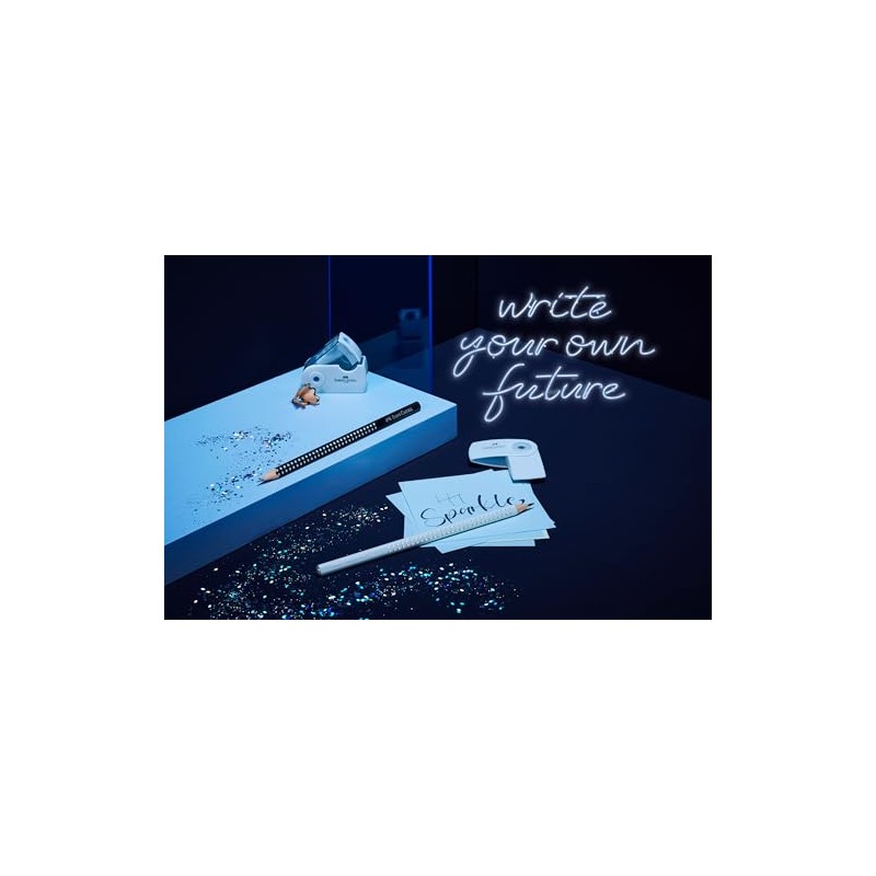 Faber-Castell 218472 - Sparkle Pencil Set with Sharpener, Eraser and