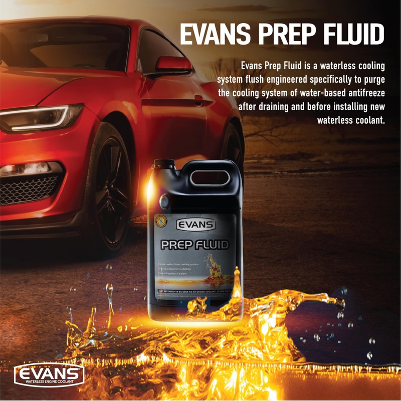 Evans Cooling Systems EC42001 Waterless Prep Fluid With Funnel, 128