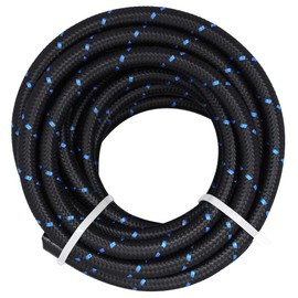 20Ft 6AN AN6 3/8" Fuel Line Hose Nylon Braided Stainless Steel Oil Gas Fuel Hose Line