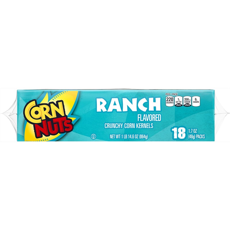 CORN NUTS Ranch Flavored Crunchy Corn Kernels, 1.7 oz. package