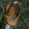 Wildarms Western Cowboy Hat for Women Men Wide Brim Woven