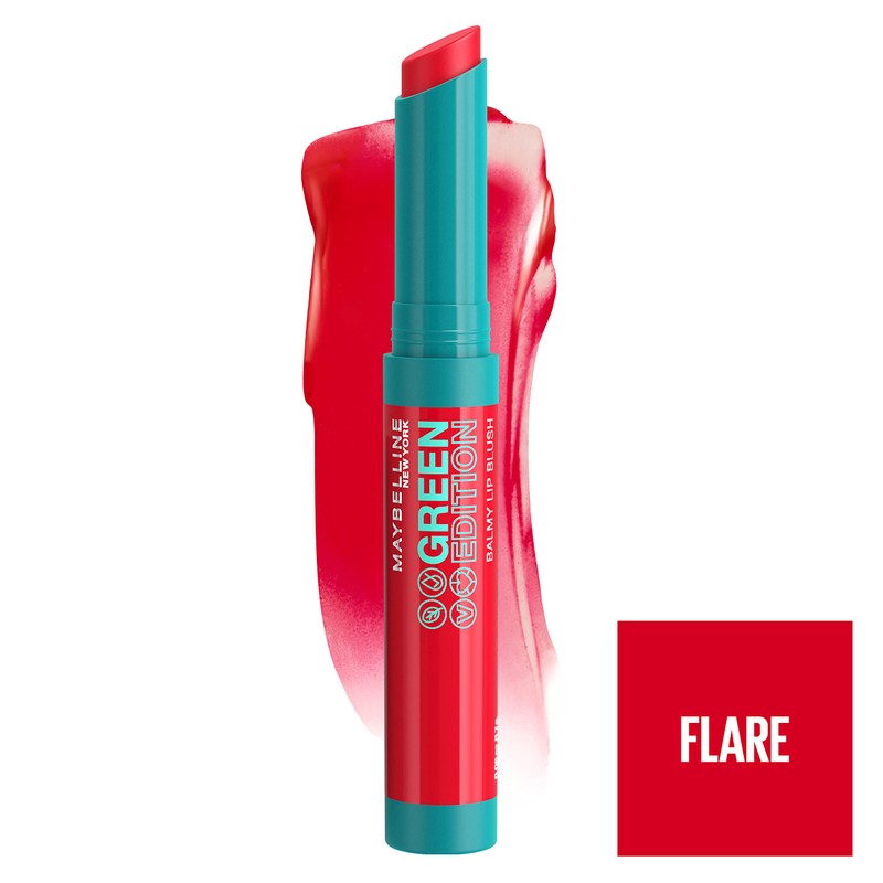Maybelline Green Edition Balmy Lip Blush Lipstick, organic, natural colour,