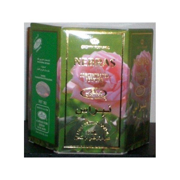 Nebras - 6ml (.2oz) Roll-on Perfume Oil by Al-Rehab (Crown Perfumes) (Box of 6)