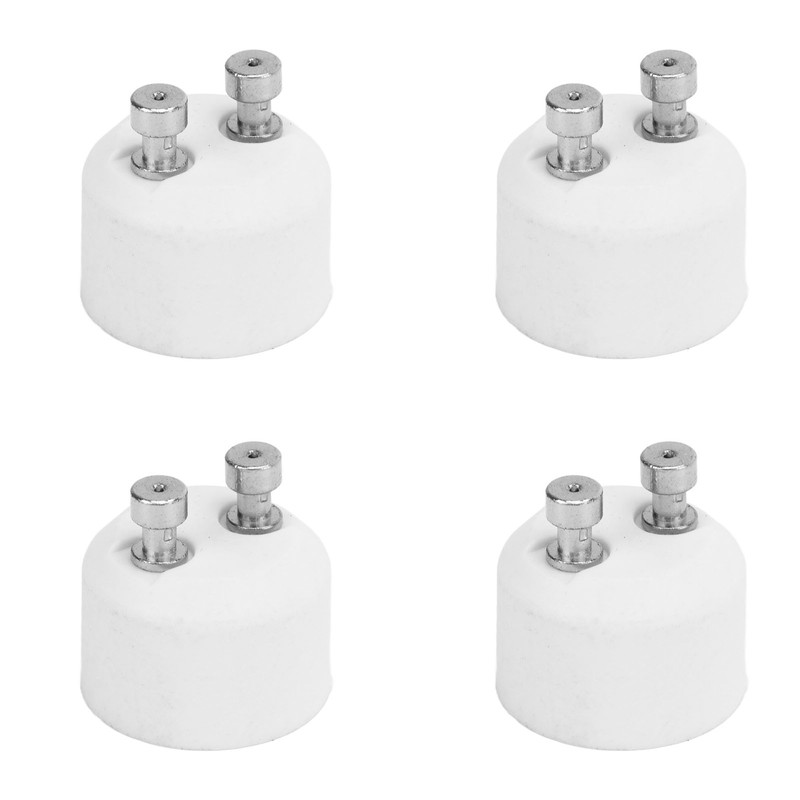 4PCS GU10 to MR16 Adapter Socket Heat Resistant Lamp Holder