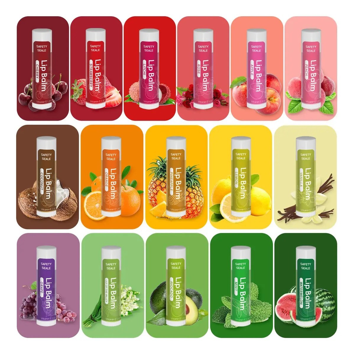Bálsamo Labial Natural A Granel Con Vitamina E Y Aceite De C