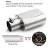 A-KARCK Rectangle Exhaust Tip 2.5" Inlet, Polished Square Exhaust Tailpipe