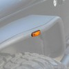 iJDMTOY Dark Amber Lens Add-On LED Fender Flare Side Marker