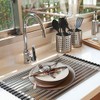 Ahyuan Roll up Dish Drying Rack Over The Sink Kitchen
