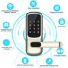 Smart Door Lock with Handle,Fingerprint Exterior Locks,Smart Locks for Front