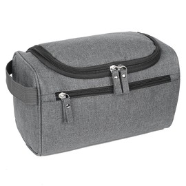 EGOGO Toiletry Bag Travel Overnight Wash Gym Shaving Bag Travel Makeup Organizer with Hanging Hook for Men and Women Ladies E528-3 (Grey)