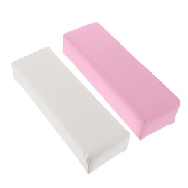 TOVINANNA 2Pcs Leather Manicure Hand Rest Cushions Soft Nail Art Hand Pillows for Professionals DIY Enthusiasts Durable Comfortable for Nail Salon Home Use