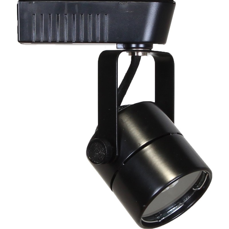 Direct-Lighting 50010 Black MR16 Cylinder Low Voltage Track Lighting Head