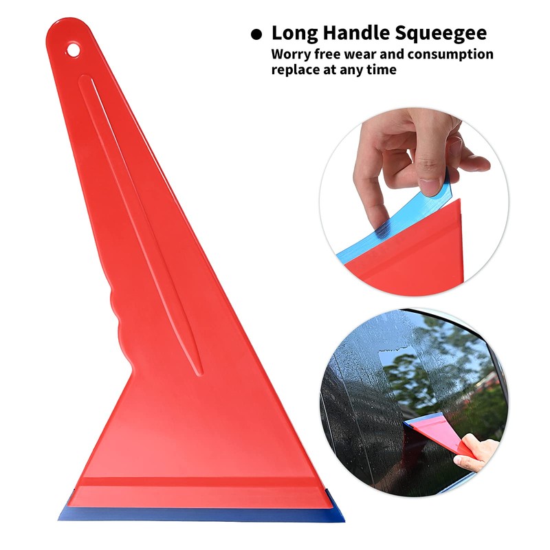 Vehicle Tint Squeegee PPF Tools Car Wrap Kit Corner Shank