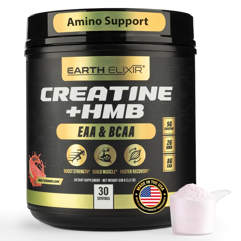 Creatine HMB Supplements for Men and Women w/Essential Amino Acids
