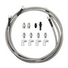 Jecoupoon 6AN 70" Transmission Oil Cooler Hose Line kit Compatible