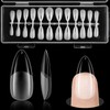 Nzakybbi Pack of 240 Almond Nail Tips, Full Cover Nail